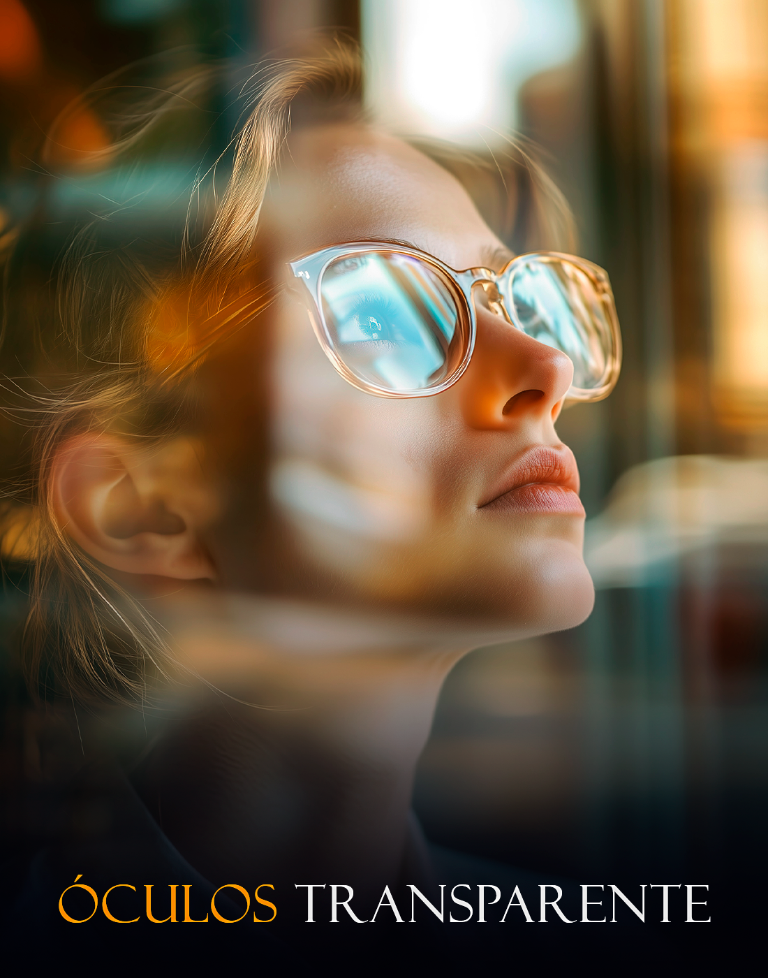 óculos Transparente