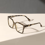 Óculos Transparente Leopardo