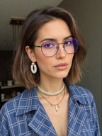 óculos transparentes feminino - aryvon