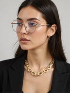 óculos transparente feminino - aryvon