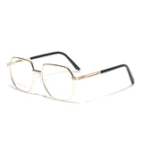 Óculos Retangular feminino de Aço Inoxidável