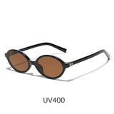 Óculos de Sol Oval Retrô Feminino