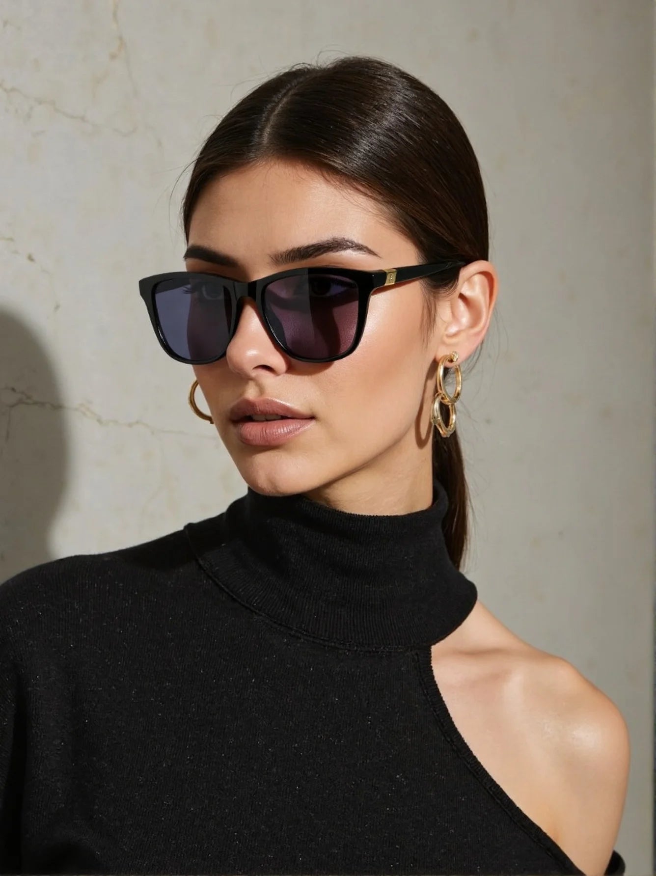 Óculos de Sol Quadrado Feminino