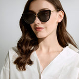 Óculos de Sol com Lente Ombré Feminino